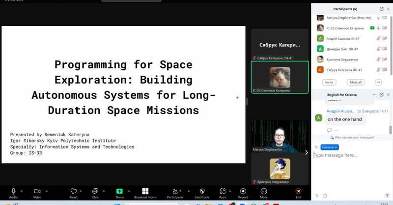 English for Science – Session 8