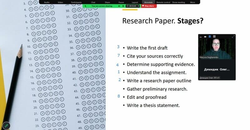 English for Science. Session 6